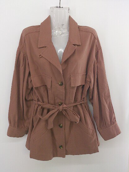 ◇ ◎ mystic ミスティック 長袖 ジャケット テラコッタ系 レディース P 【中古】