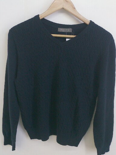 ◇ A day in the life UNITED ARROWS Vネック 長袖 ニット セーター ネイビー レディース P 【中古】 ◇ A day in the life UNITED ARROWS Vネック 長袖 ニット セーター ネイビー レディース P 【中古】
