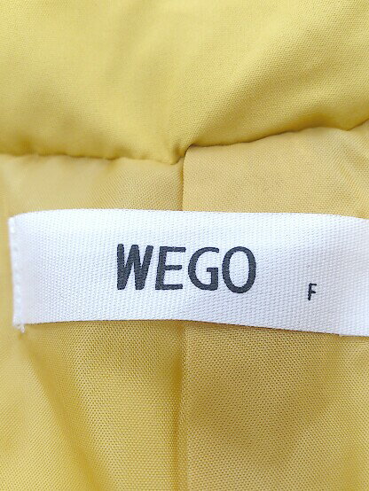 ◇ WEGO ウィゴー 中綿 長袖 ブルゾン サイズF イエロー レディース P 【中古】