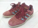 ◇ adidas アディダス DB3124 BUSENITZ スニーカー シューズ サイズ24.0cm バーガンディ ライトブルー系 レディース P 【中古】