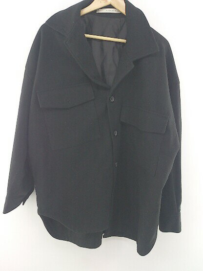 ◇ Anchor Smith アンカー スミス 長袖 CPO ジャケット コート サイズS ブラック メンズ P 【中古】