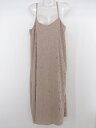 ◇ N. Natural Beauty Basic ロング キャミソールワンピース サイズM ピンクベージュ系 レディース P 【中古】