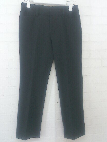 ◇ QUEENS COURT クイーンズコート ストレッチ パンツ サイズ1 ブラック レディース P 【中古】