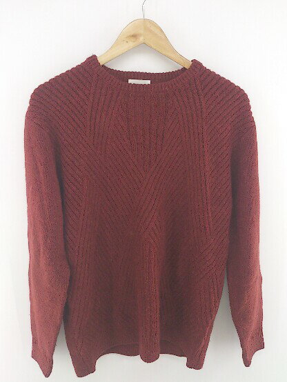 ◇ JUNRed ジュンレッド 長袖 ニット セーター サイズM レッド メンズ P 【中古】