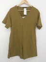 ◇ ◎ w closet ダブルクローゼット 半袖 オールインワン サイズF マスタード レディース P 【中古】