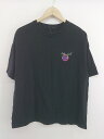 ◇ FREAK'S STORE フリークスストア プリント 五分袖 Tシャツ カットソー サイズM ブラック ホワイト マルチ メンズ P 【中古】