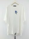 ◇ COOOPER クーパー 刺繍 五分袖 Tシャツ カットソー サイズS ホワイト系 ブルー系 グリーン系 メンズ P 【中古】