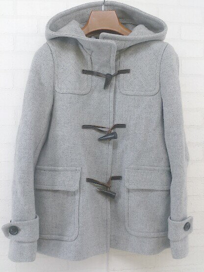 ◇ green label relaxing グリーンレーベル UNITED ARROWS 長袖 ダッフル コート サイズ36 グレー レディース P 【中古】