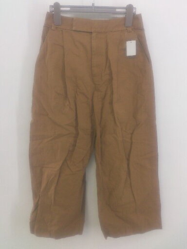 ◇ URBAN RESEARCH DOORS アーバン リサーチ ドアーズ タック パンツ サイズ38 キャメル系 レディース P 【中古】 ◇ URBAN RESEARCH DOORS アーバン リサーチ ドアーズ タック パンツ サイズ38 キャメル系 レディース P 【中古】