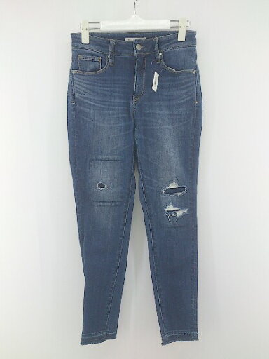 ◇ AZUL BY MOUSSY ストレッチ ダメージ加工 ジーンズ デニム パンツ サイズS インディゴ レディース P 【中古】 ◇ AZUL BY MOUSSY ストレッチ ダメージ加工 ジーンズ デニム パンツ サイズS インディゴ レディース P 【中古】