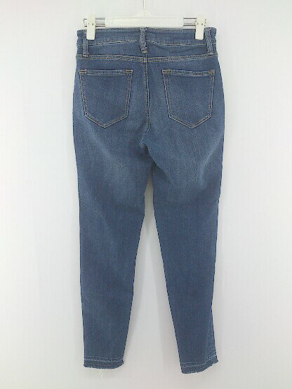 ◇ AZUL BY MOUSSY ストレッチ ダメージ加工 ジーンズ デニム パンツ サイズS インディゴ レディース P 【中古】