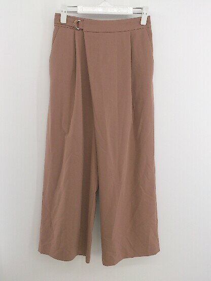 ◇ green label relaxing UNITED ARROWS ウエストゴム パンツ スラックス サイズ36 ブラウン系 レディース P 【中古】