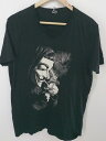 ◇ MAOMAO マオマオ フロントプリント 仮面 半袖 Tシャツ カットソー サイズXL ブラック ホワイト メンズ P 【中古】