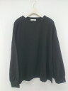 ◇ Discoat ディスコート バックプリント 長袖 Tシャツ カットソー サイズF ブラック ホワイト レディース P 【中古】