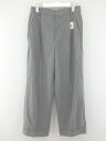 ◇ UNITED ARROWS ユナイテッドアローズ ロールアップ センタープレス パンツ サイズ36 グレー レディース P 【中古】