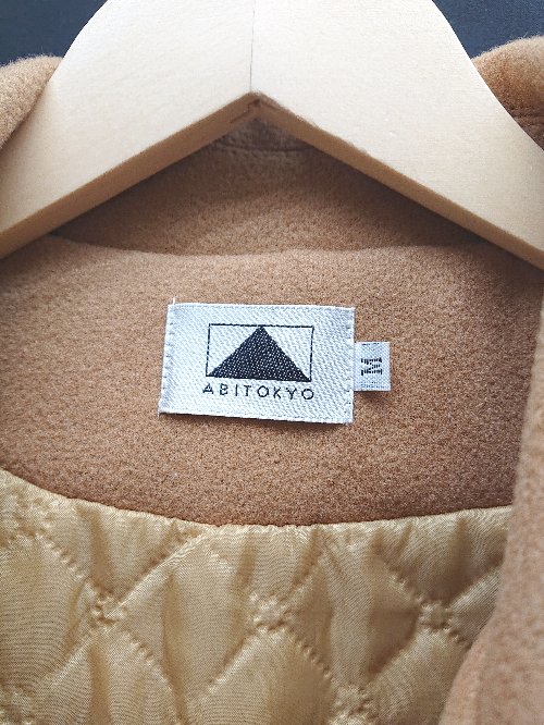 ◇ ABITOKYO アビトーキョ 無地 シンプル 長袖 ステンカラーコート サイズM ブラウン レディース E 【中古】