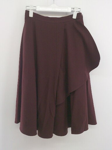 ◇ Sonny Label サニーレーベル URBAN RESEARCH 膝下丈 フレア スカート サイズ38 レッド系 ワインレッド系 レディース P 【中古】 ◇ Sonny Label サニーレーベル URBAN RESEARCH 膝下丈 フレア スカート サイズ38 レッド系 ワインレッド系 レディース P 【中古】