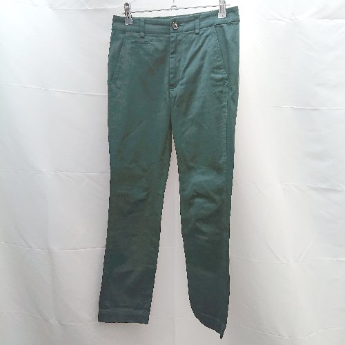 ◇ HUMAN WOMAN ヒューマンウーマン 無地 シンプル パンツ サイズS グリーン レディース E 【中古】