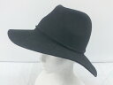 ◇ AZUL BY MOUSSY アズールバイマウジー ウール 中折れ ハット 帽子 ブラック サイズ F レディース P 【中古】(4)