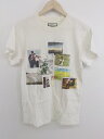 ◇ jouetie ジュエティ プリント 半袖 Tシャツ カットソー サイズM ホワイト系 マルチ レディース E 【中古】