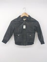 ◇ ZARA KIDS ザラキッズ キッズ 子供服 中綿 長袖 シングルライダース ジャケット サイズ7 ブラック レディース メンズ E 【中古】