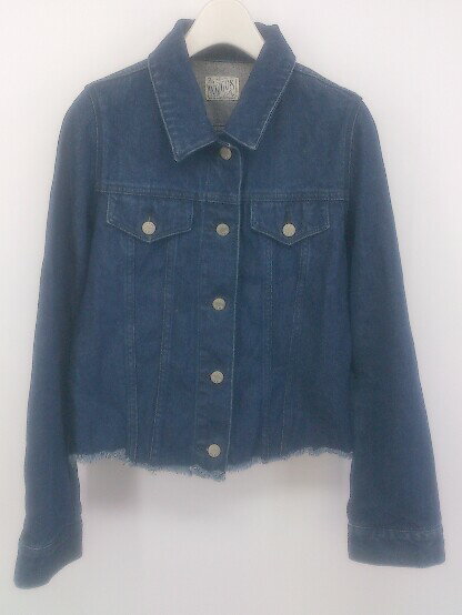 ◇ IDG アイディージー 長袖 デニム ジャケット Gジャン サイズF インディゴ レディース P 【中古】