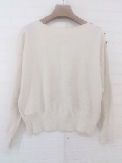 ◇ EMMEL REFINES エメルリファインズ 長袖 ニット カットソー ベージュ系 レディース メンズ P 【中古】