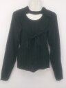 ◇ ◎ select MOCA セレクトモカ 長袖 ニット セーター サイズF ブラック レディース P 【中古】