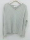 ◇ green label relaxing UNITED ARROWS 長袖 ニット セーター グレー系 レディース P 【中古】
