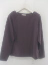 ◇ WORK NOT WORK ワークノットワーク 長袖 カットソー サイズF グレージュ系 ブラウン系 レディース P 【中古】(4)