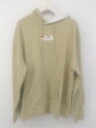 ◇ FILA フィラ 長袖 パーカー サイズL ベージュ系 メンズ P 【中古】