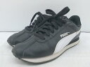 ◇ PUMA プーマ TURIN 360116-01 スニーカー シューズ サイズ22cm ブラック レディース P 【中古】