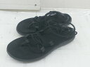 ◇ Teva テバ フラット スポーツサンダル (約22.5cm相当) ブラック レディース P 【中古】