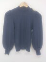 ◇ PROPORTION BODY DRESSING チェーン ハイゲージ ニット セーター サイズS ブルー レディース P 【中古】