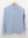 ◇ ◎ Champion チャンピオン BD ボタンダウン 長袖 シャツ サイズM ブルー メンズ P 【中古】
