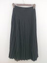 ◇ JILL STUART ジル スチュアート プリーツ ロング フレア スカート サイズ4 ブラック系 レディース P 【中古】(4)