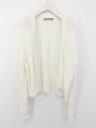 ◇ A day in the life UNITED ARROWS 長袖 ニット カーディガン オフホワイト系 レディース P 【中古】(4)