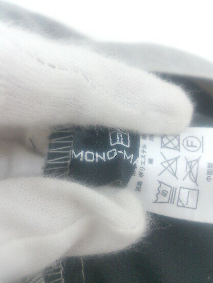 ◇ MONO-MART モノマート チェック タック スラックス パンツ サイズM グレー系 ライトグレー系 ブルー系 メンズ P 【中古】