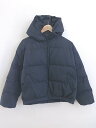 ◇ E hyphen world gallery PEACE 中綿 長袖 ブルゾン サイズF ダークネイビー レディース P 【中古】