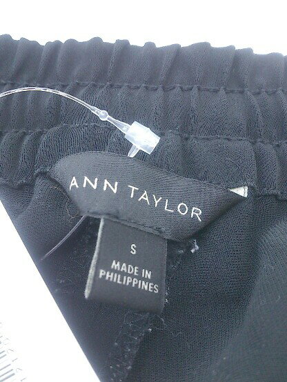 ◇ ANN TAYLOR アンテイラー ジョガーパンツ サイズ S ブラック レディース P 【中古】