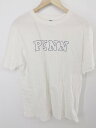 ◇ PENN プリント 五分袖 Tシャツ カットソー サイズF ホワイト ネイビー メンズ P 【中古】