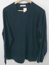 ◇ green label relaxing グリーンレーベル UNITED ARROWS 厚手 長袖 Tシャツ カットソー サイズL ネイビー メンズ P 【...