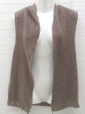 ◇ DOUBLE STANDARD CLOTHING ダブルスタンダードクロージング ニット ベスト ブラウン系 レディース 【中古】(4)