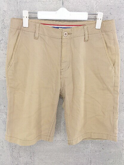 ◇ nano universe ナノユニバース ショート ハーフ パンツ サイズM ブラウン メンズ 【中古】