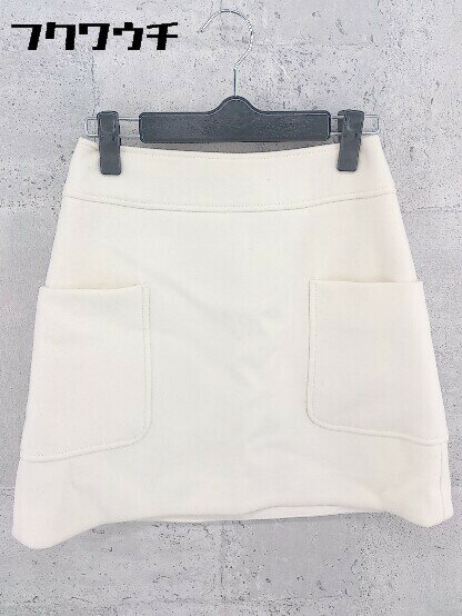 ◇ Jewel Changes ジュエルチェンジズ UNITED ARROWS ミニ 台形 スカート サイズ36 クリーム レディース 【中古】