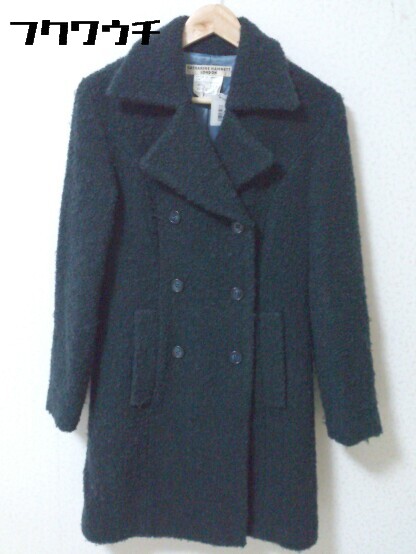 ■ KATHARINE HAMNETT LONDON キャサリン ハムネット ロンドン 長袖 コート サイズM ネイビー レディース 【中古】