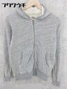 ◇ FREAK'S STORE フリークスストア 長袖 ジップアップ パーカー グレー メンズ 【中古】
