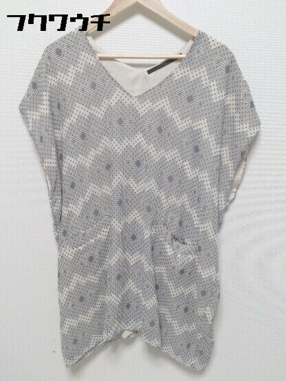 ◇ URBAN RESEARCH アーバンリサーチ 半袖 チュニック サイズF グレー アイボリー レディース 【中古】