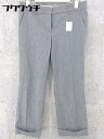 ◇ Theory セオリー ロールアップ 七分丈 サブリナ パンツ サイズ0 グレー レディース 【中古】