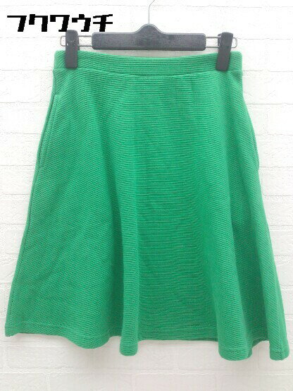 ◇ ●新品● ◎ SLY スライ タグ付き サーキュラー ミニ フレア スカート サイズ1 グリーン レディース 【中古】